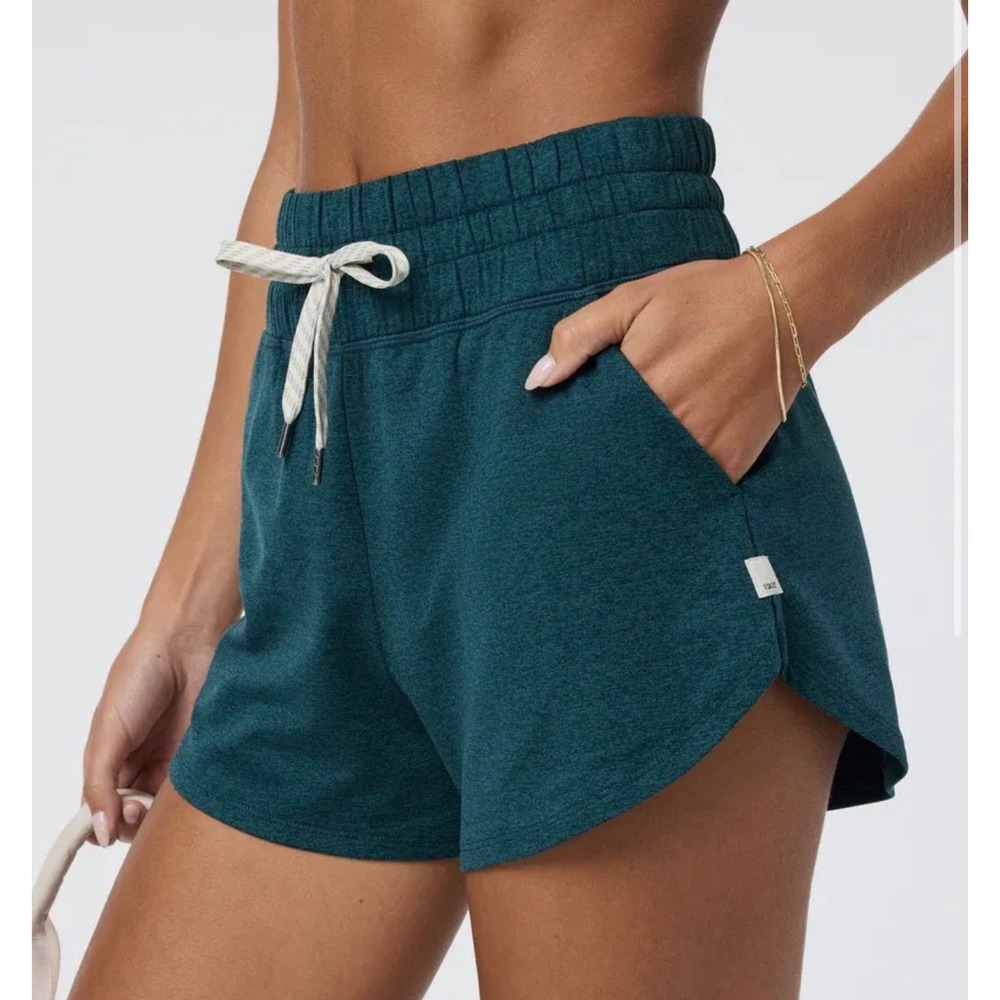 Vuori Halo Performance 2.0 Shorts Pockets Moss Green Boho Running XS